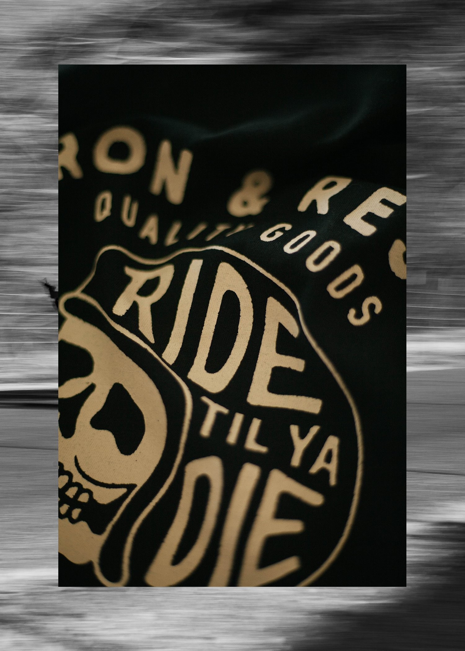 Skull Ride Tee - Iron and Resin