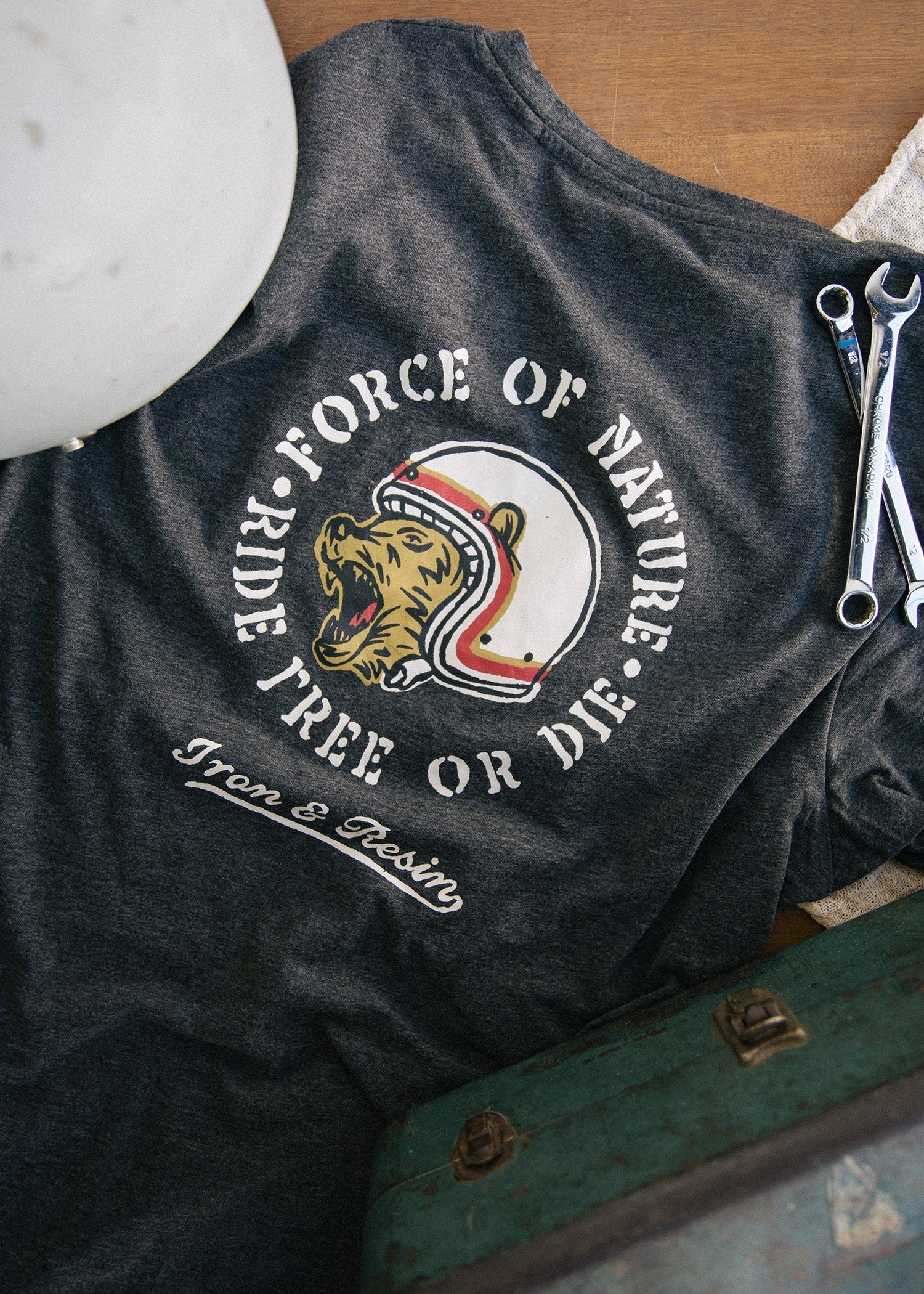 Force Of Nature Pocket Tee - IRON & RESIN
