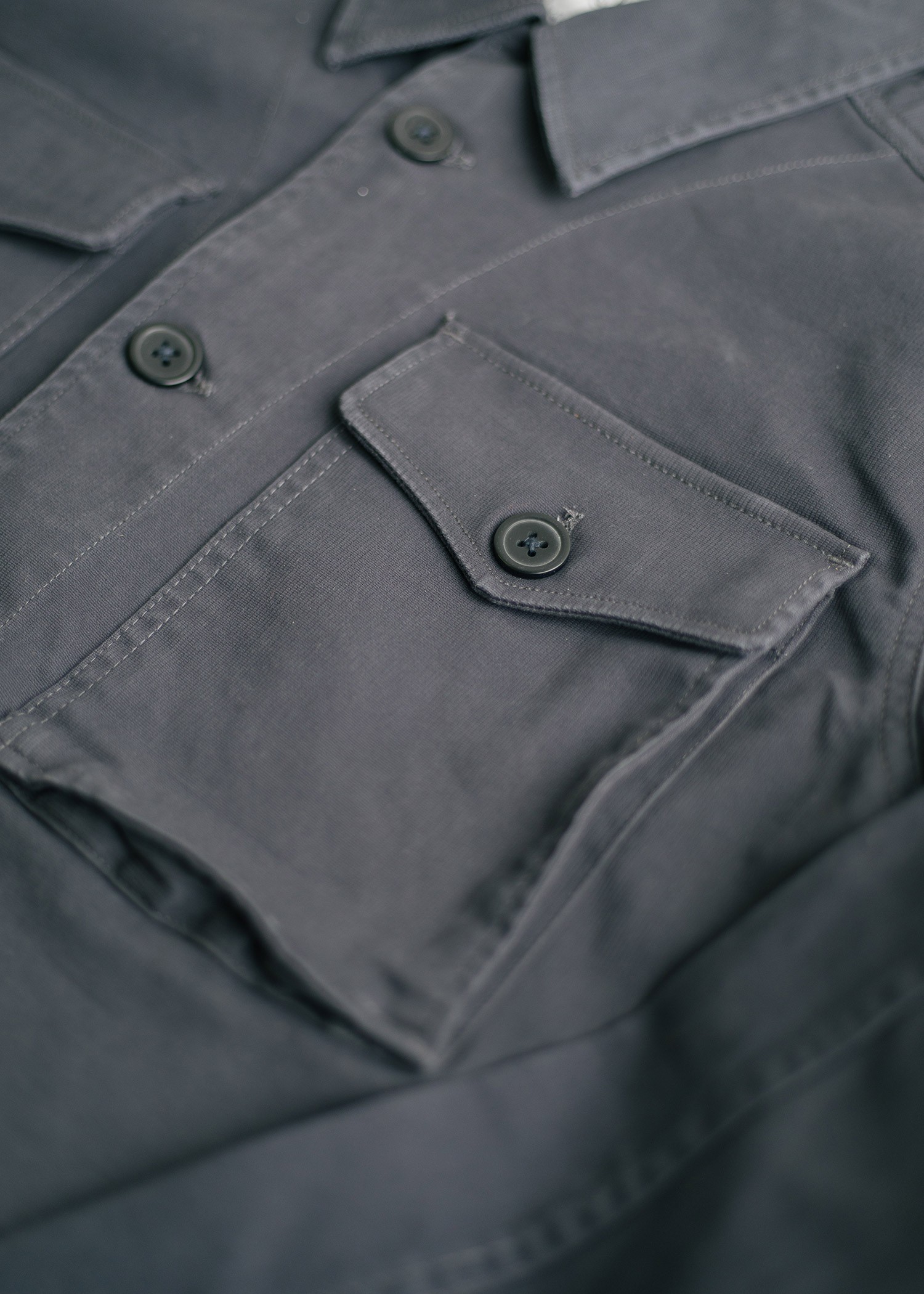 Military Bedford Cord Jacket - Iron and Resin